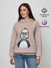 Женское худи / Умная птица