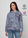 Женское худи / Голубые розы
