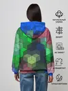 Женское худи / Разноцветный геометрический уз