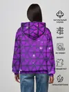 Женское худи / Фиолетовые треугольники