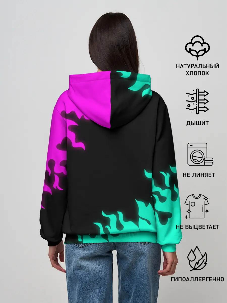 Женское худи / Geometry Dash