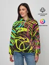 Женское худи / Разноцветные спирали