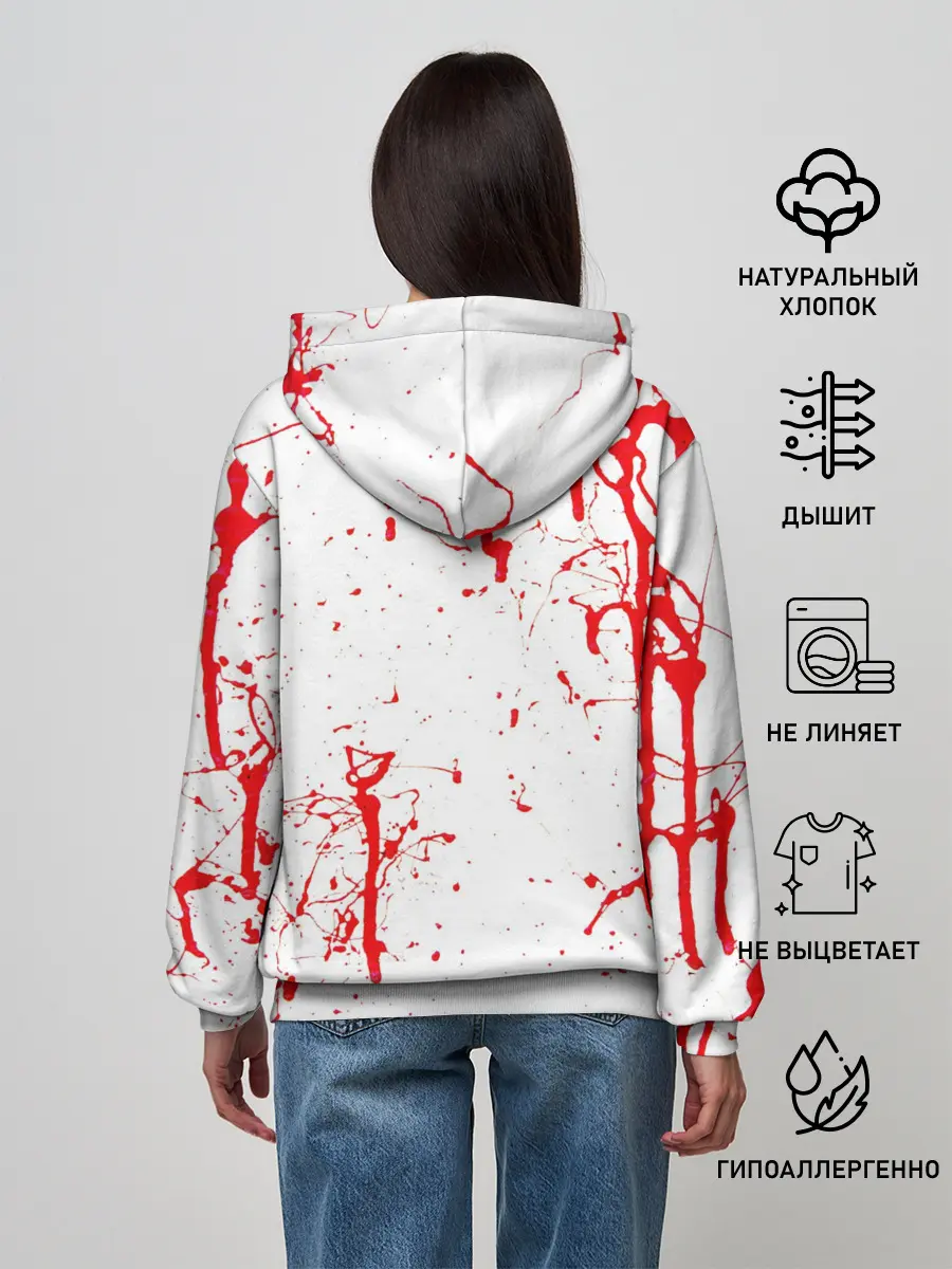 Женское худи / S.T.A.L.K.E.R. БРЫЗГИ КРОВИ