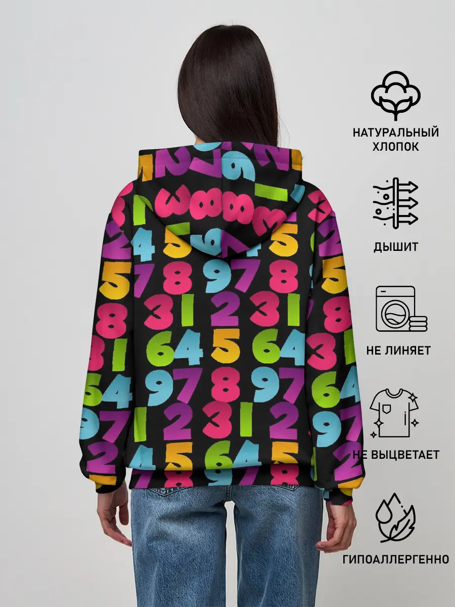 Женское худи / цифры