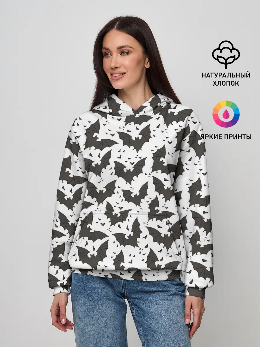 Женское худи / Летучие мыши