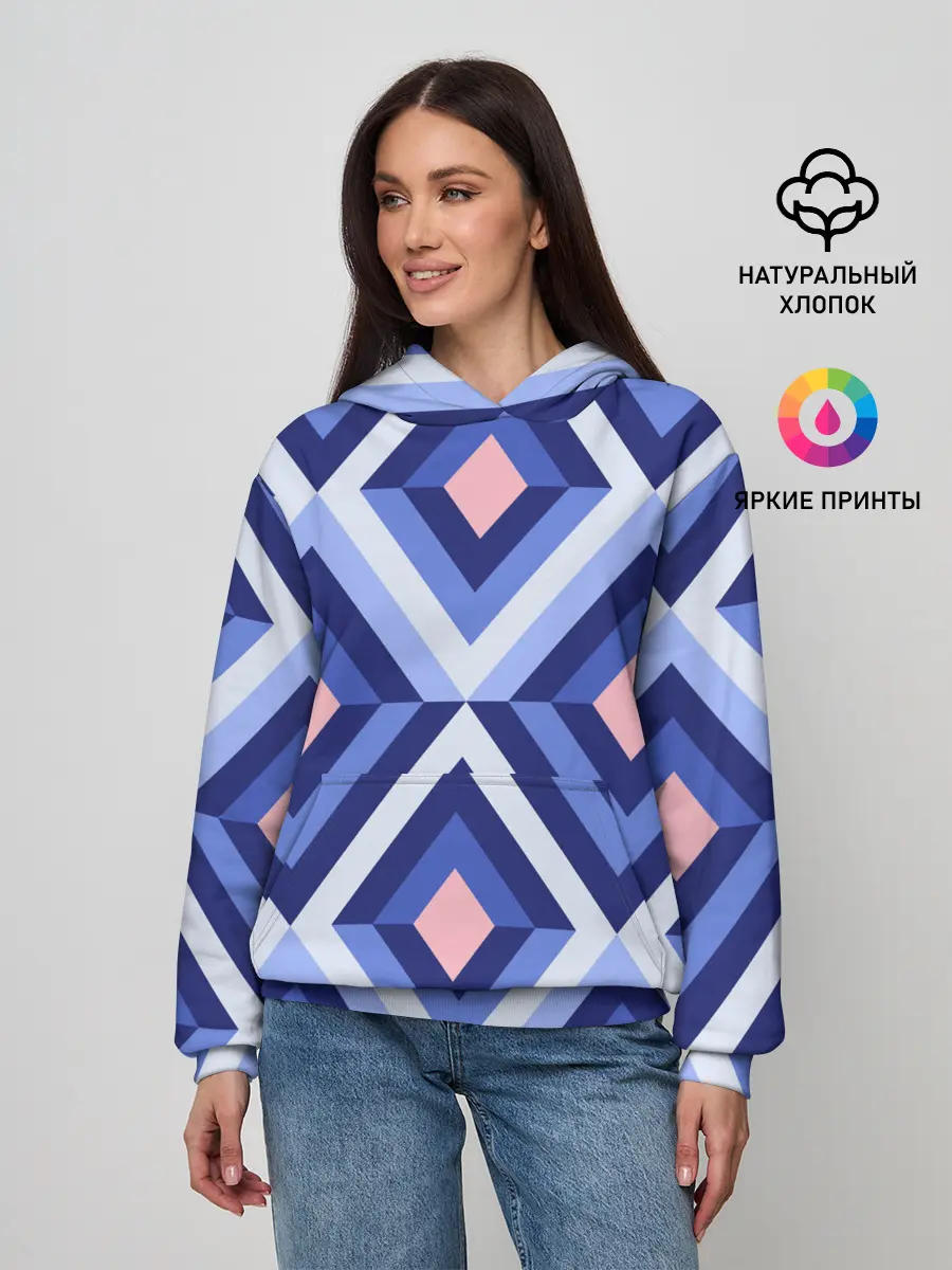 Женское худи / узор