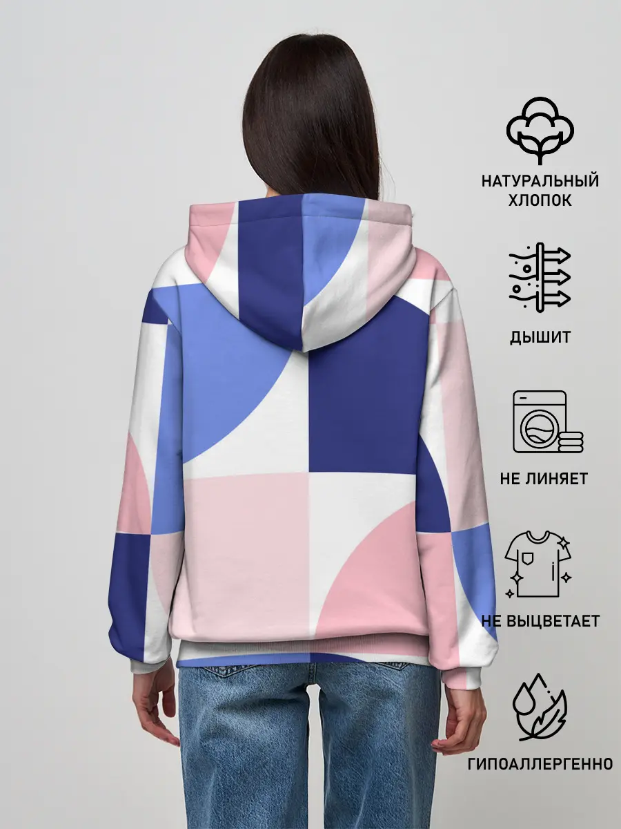 Женское худи / узоры