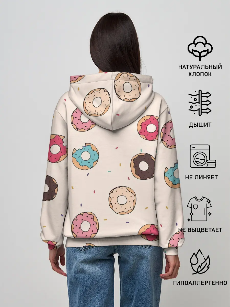 Женское худи / Кусанные пончики