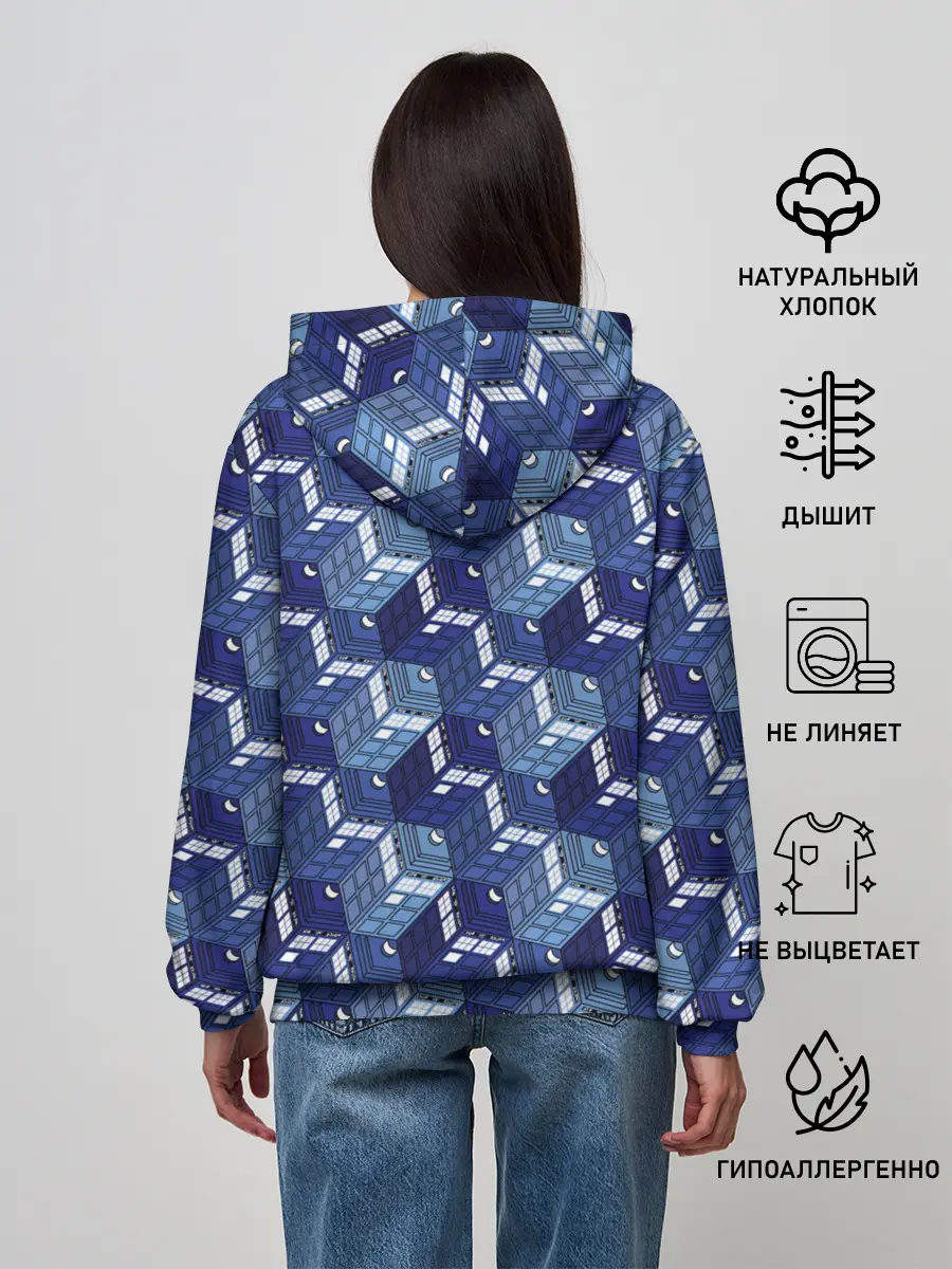 Женское худи / Doctor Who Pattern