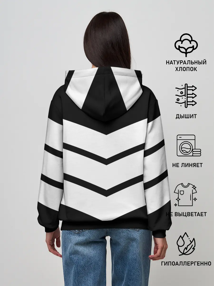 Женское худи / Три полоски