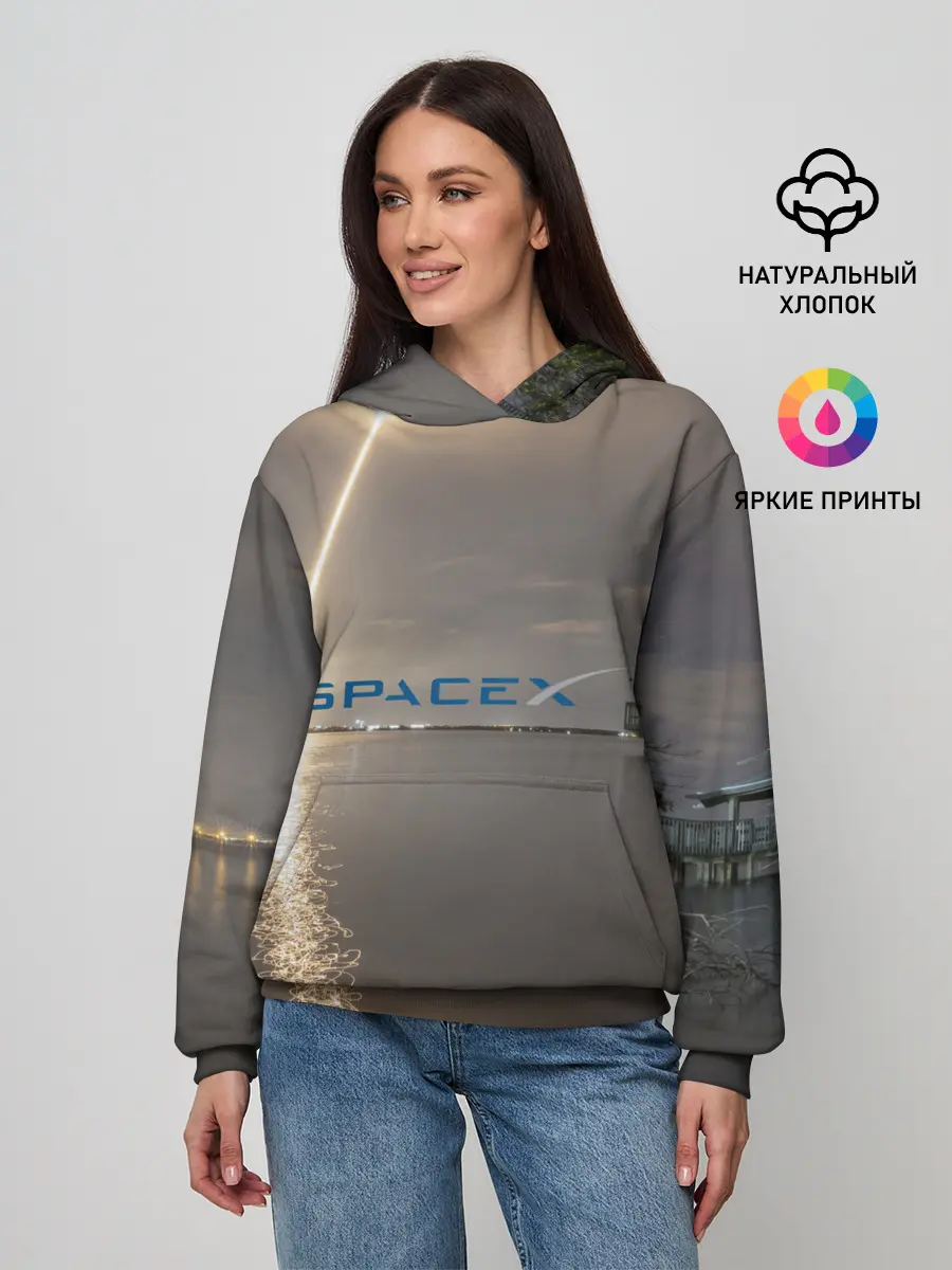 Женское худи / SpaceX Dragon 2