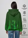 Женское худи / Зеленый город