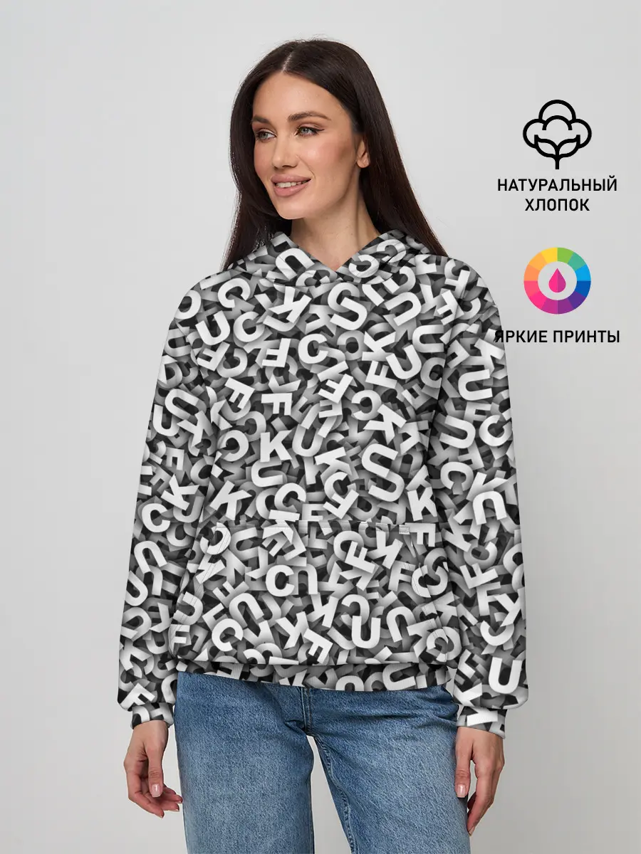 Женское худи / Буквы UKFC