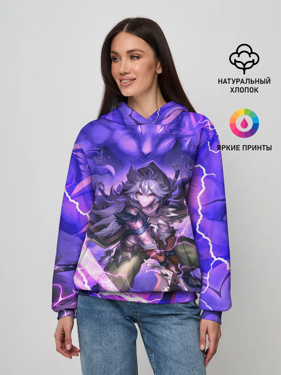 Женское худи / Рэйзор | Genshin Impact | Геншин Импакт