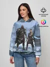 Женское худи / Кратос и Атрей Рагнарек