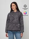 Женское худи / трещина/разлом
