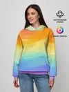 Женское худи / РАДУЖНЫЕ ВОЛНЫ | RAINBOW WAVES