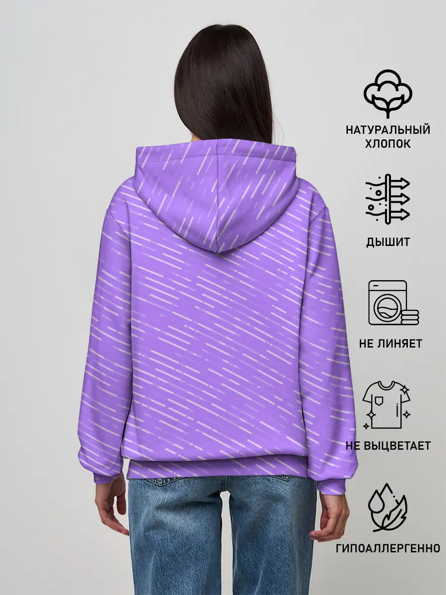 Женское худи / Zero Two в прямоугольнике