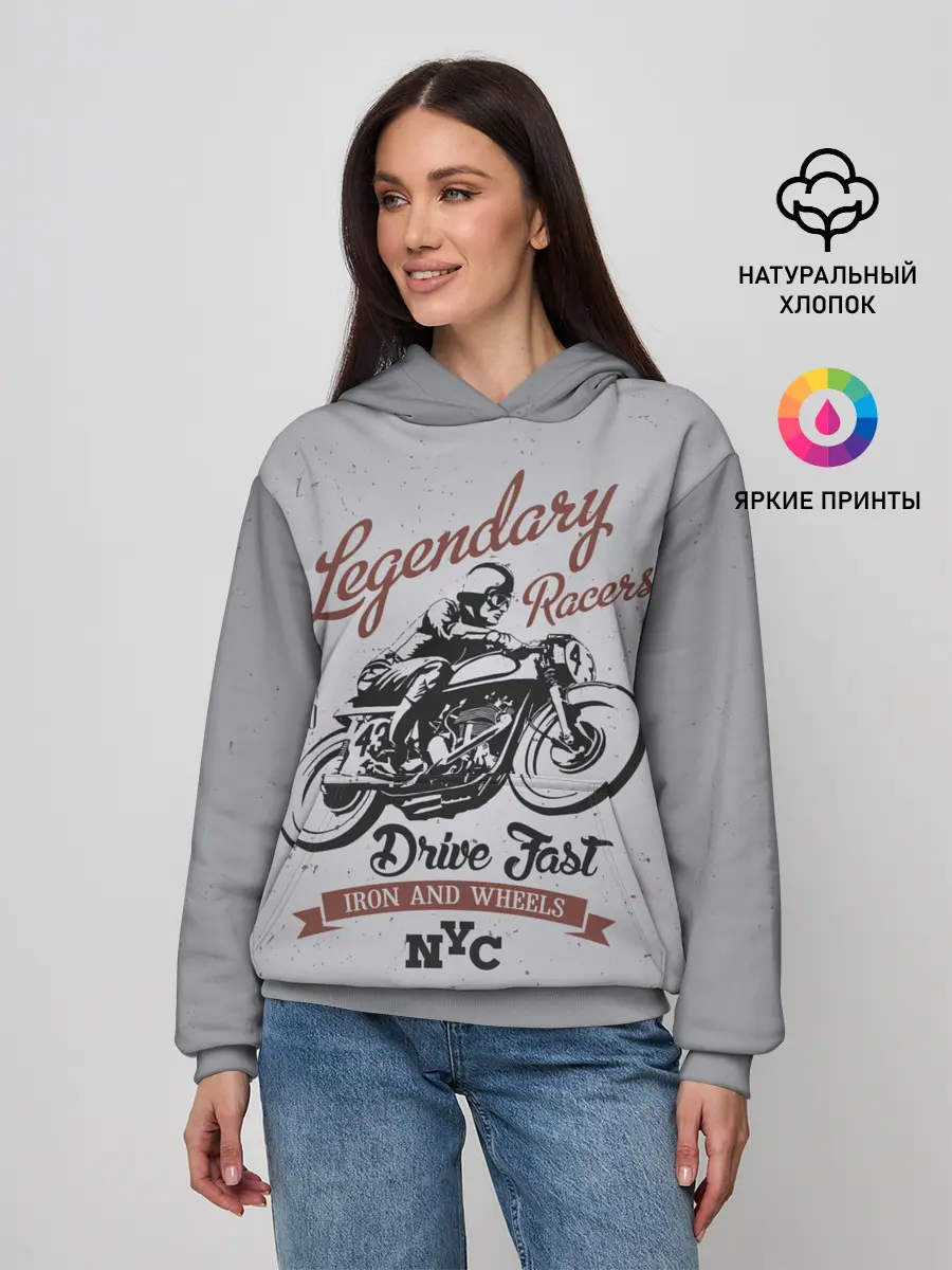 Женское худи / Легендарный гонщик