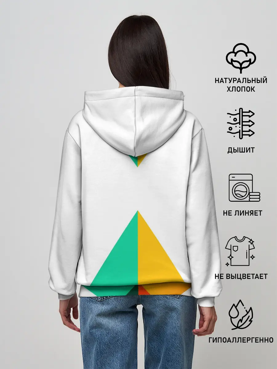 Женское худи / Треугольники