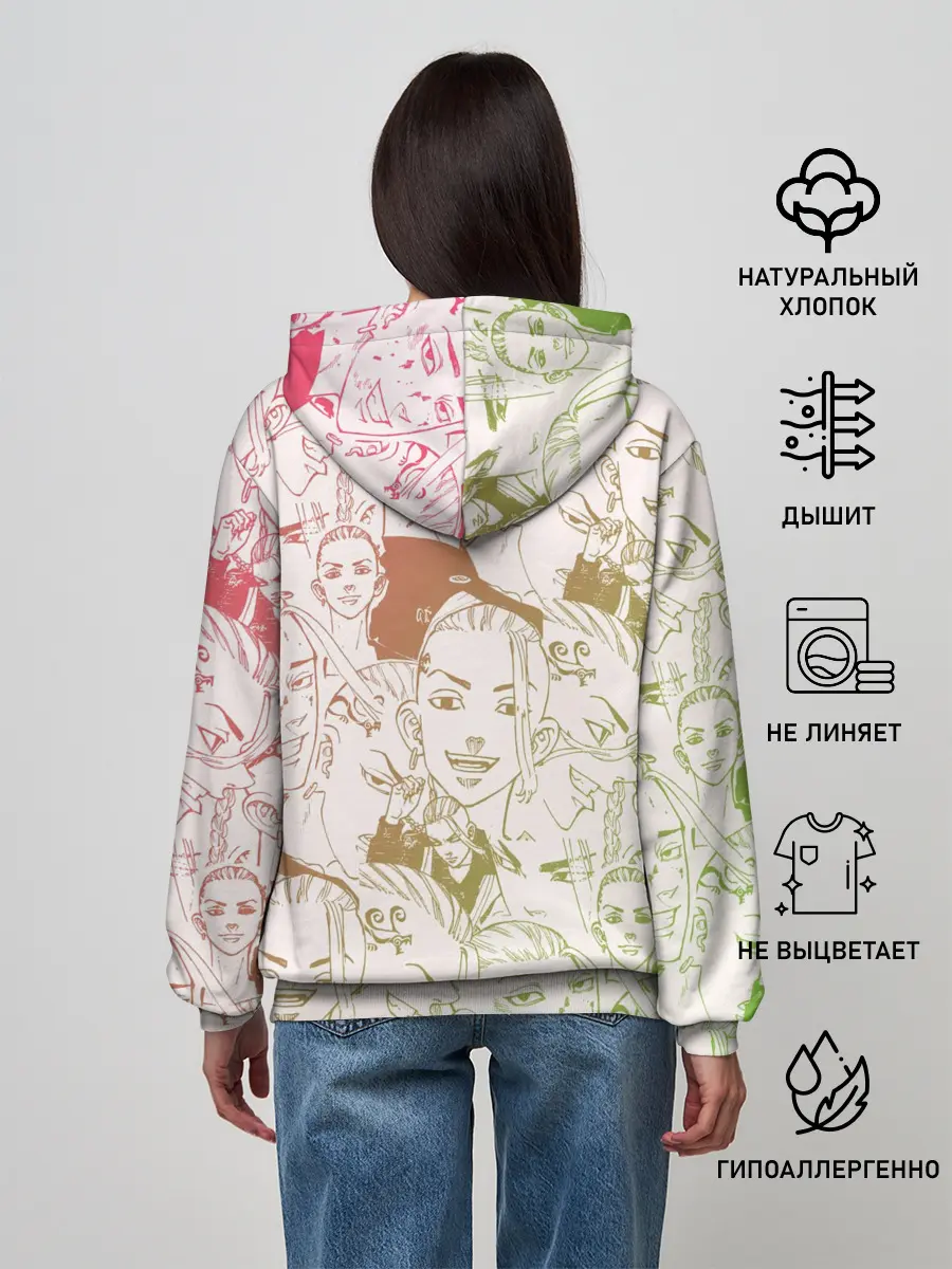 Женское худи / ДОРАКЕН Токийские Мстители