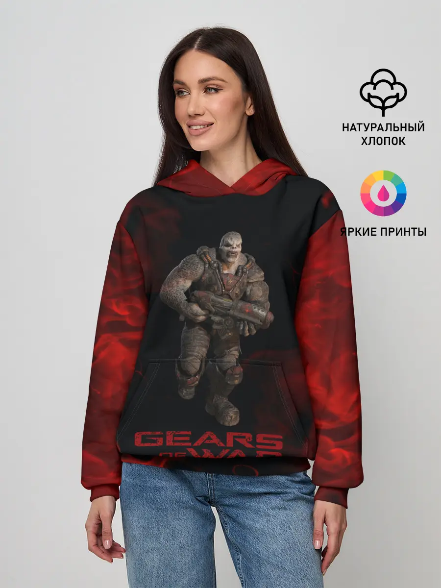 Женское худи / NPC | GEARS OF WAR