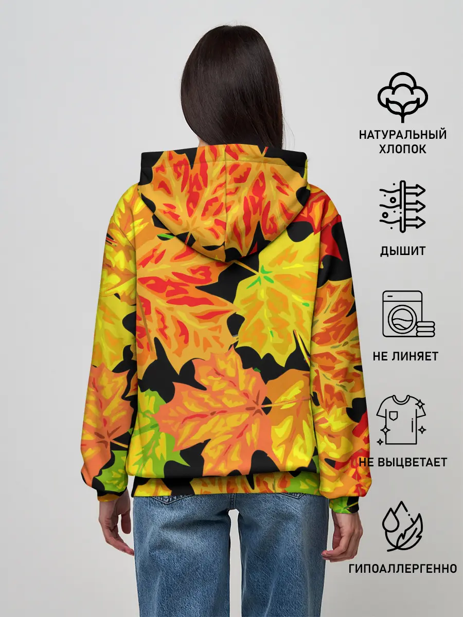 Женское худи / LEAF FALL / AUTUMN