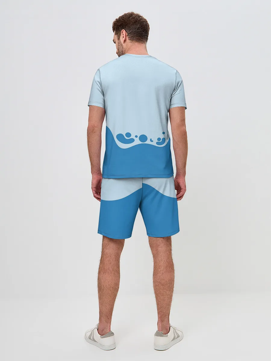 Мужской костюм с шортами / Медузу мне в пузу