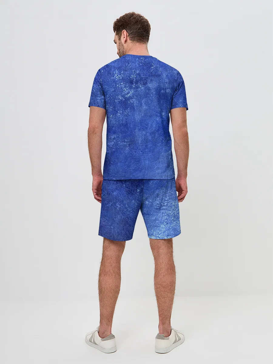 Мужской костюм с шортами / Ночная синева
