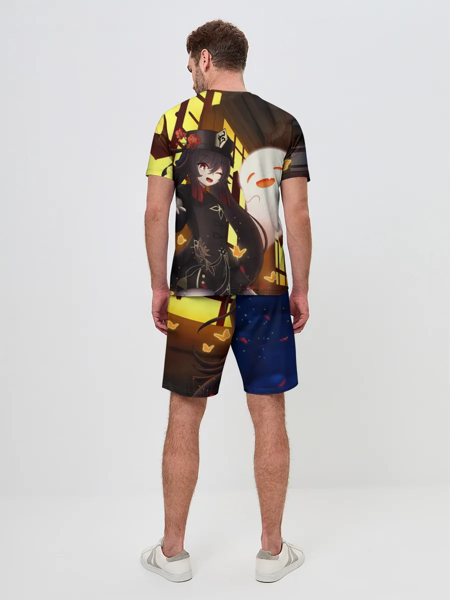 Мужской костюм с шортами / Ху Тао | Genshin Impact