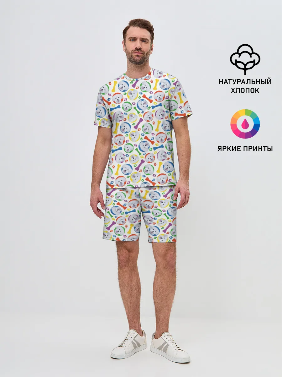 Мужской костюм с шортами / Мальтийская Болонка