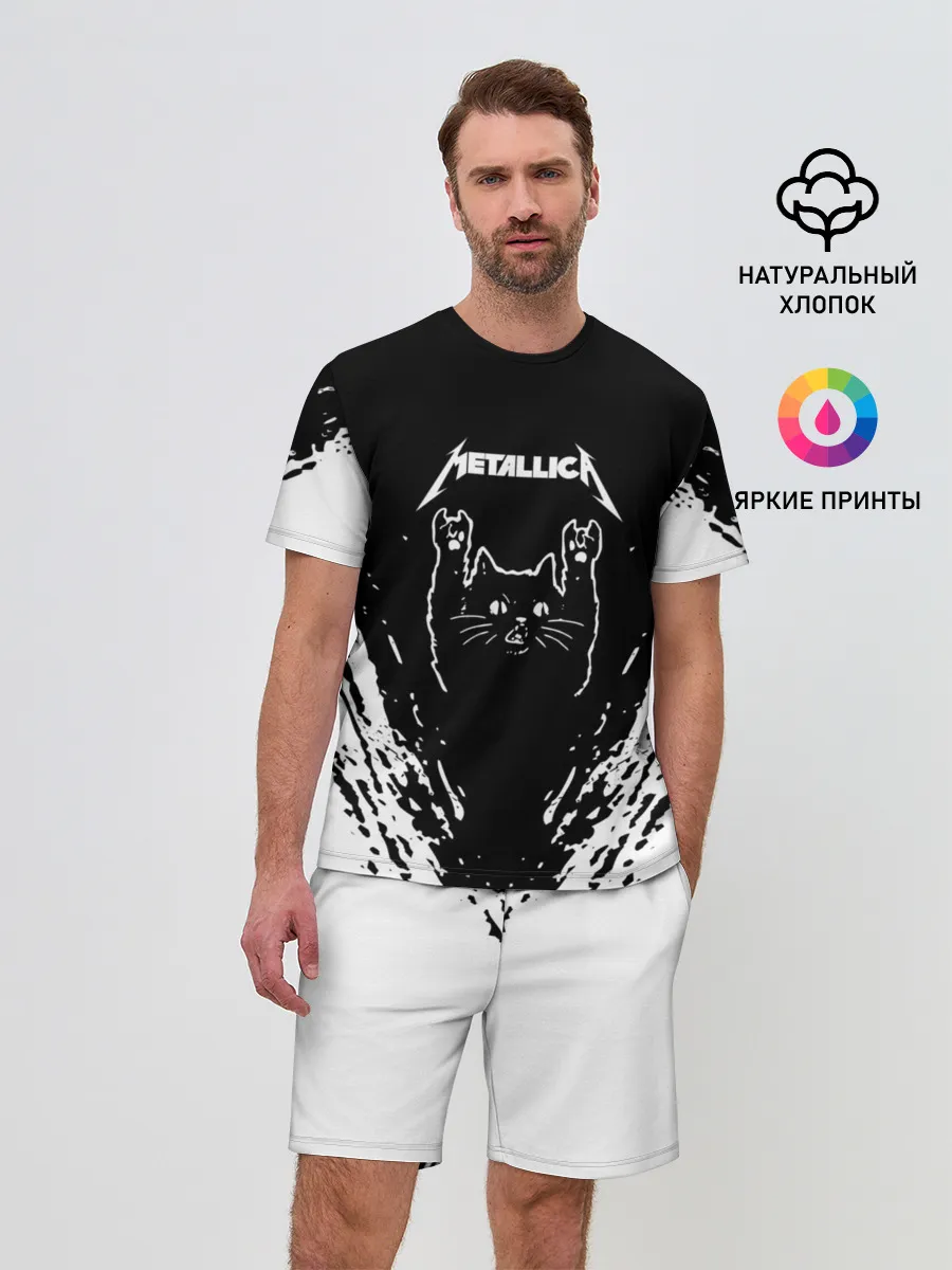 Мужской костюм с шортами / Мяуталлика / Meowtallica.