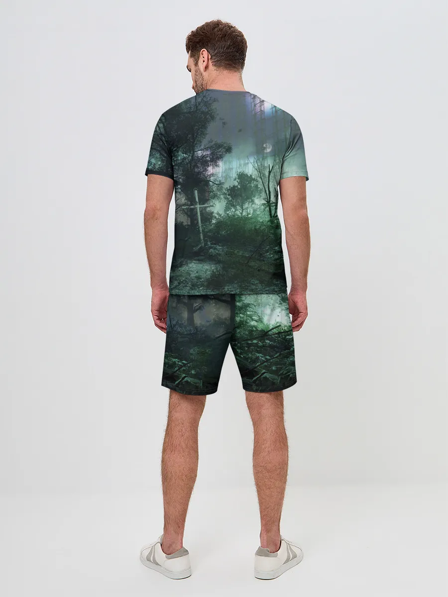 Мужской костюм с шортами / Chernobylite игровой арт