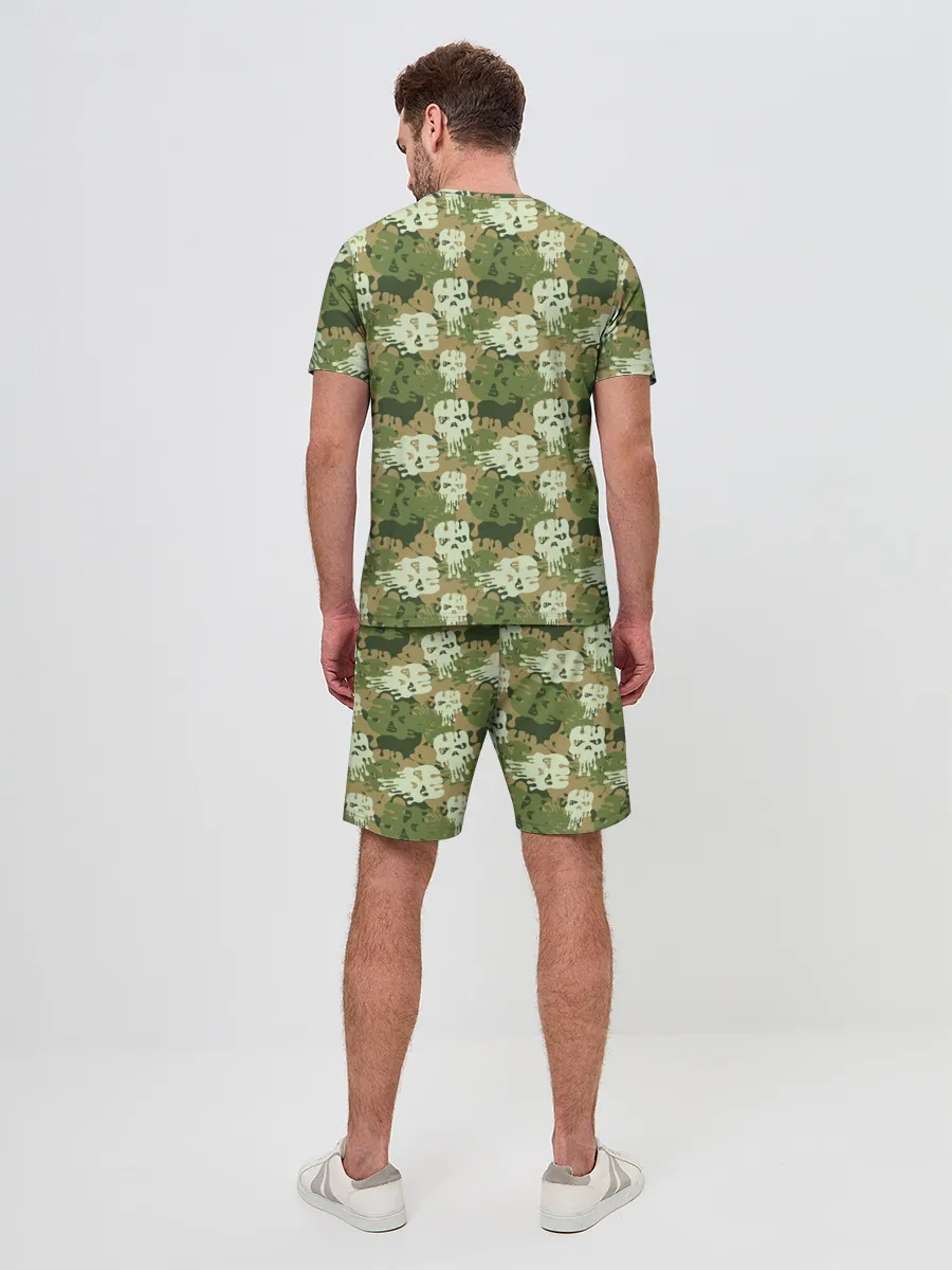 Мужской костюм с шортами / Силуэты Черепов