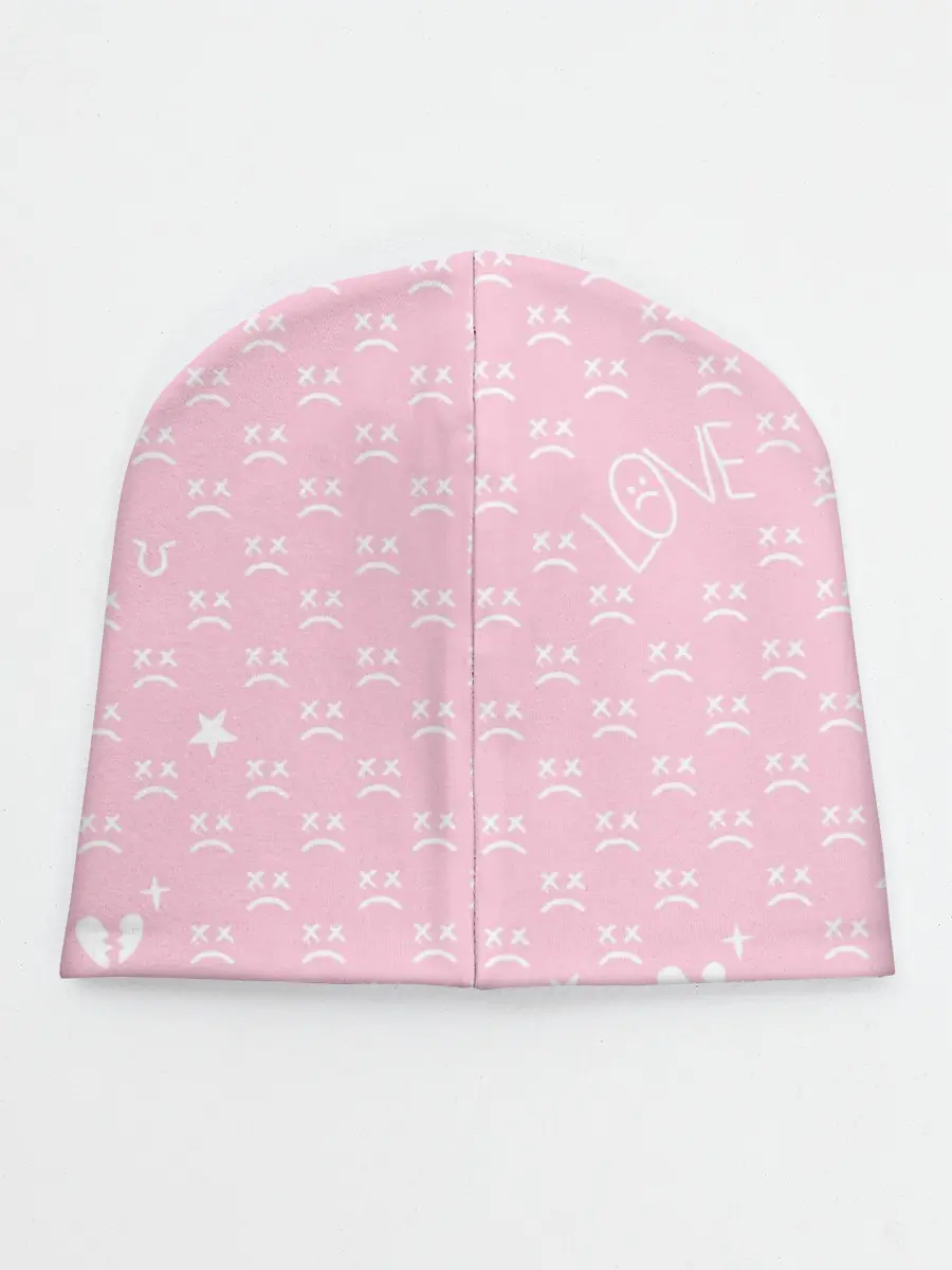 Детская шапка / Lil Peep pink pattern
