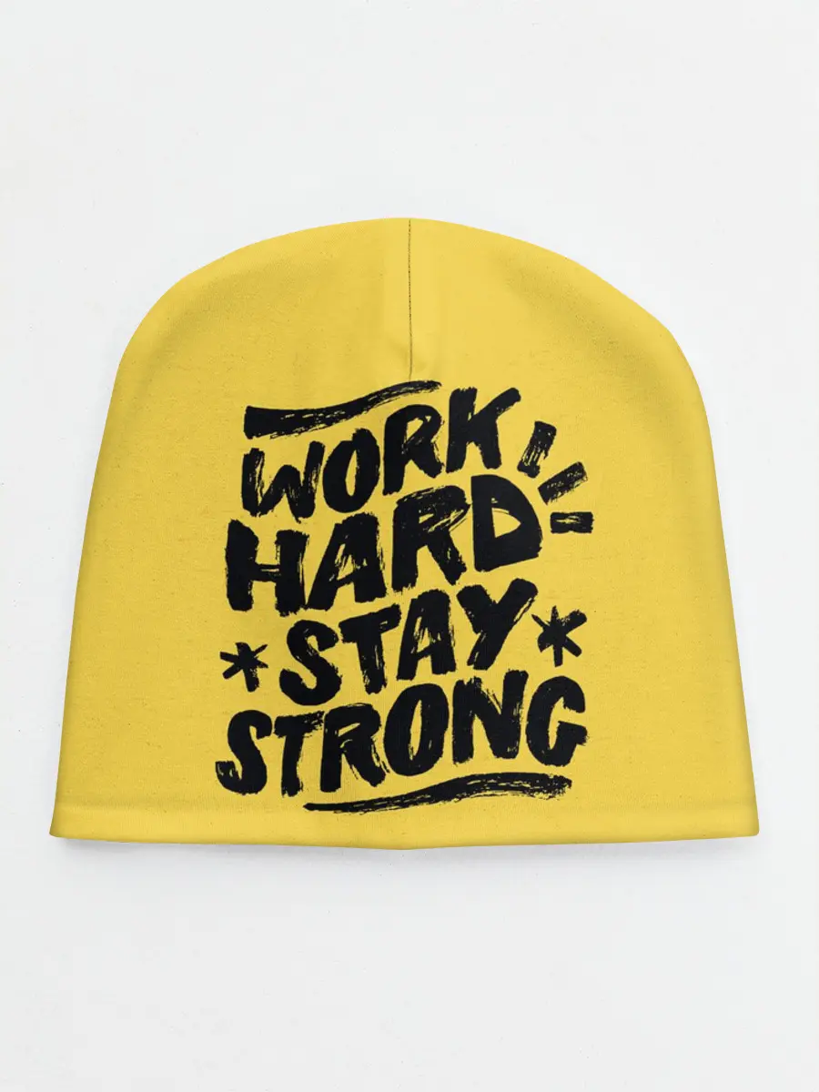 Детская шапка / Work hard