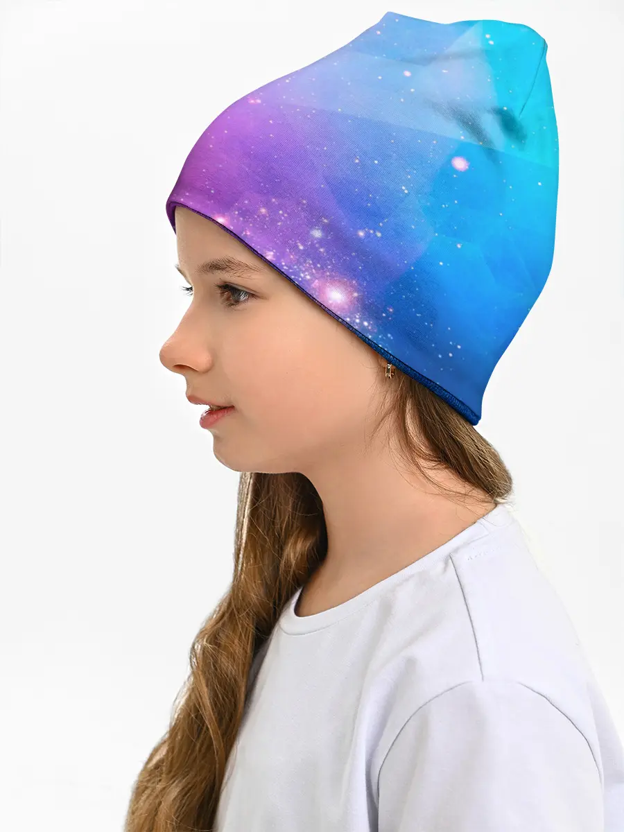 Детская шапка / Абстракция Блеск Градиент