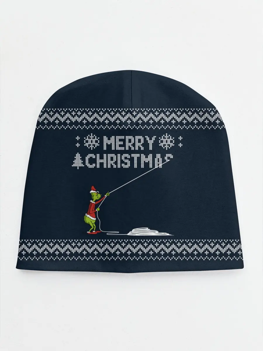 Детская шапка / Гринч Вязаный