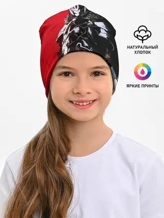 Детская шапка / Goblin Slayer red and black