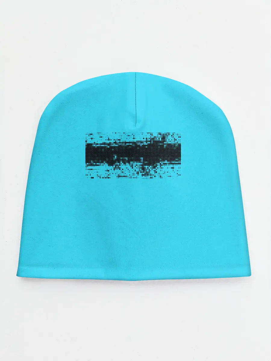 Детская шапка / Гранж голубой