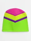 Детская шапка / Цветные треугольники_ салатовы