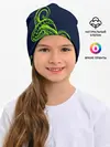 Детская шапка / Кислотный осьминожка