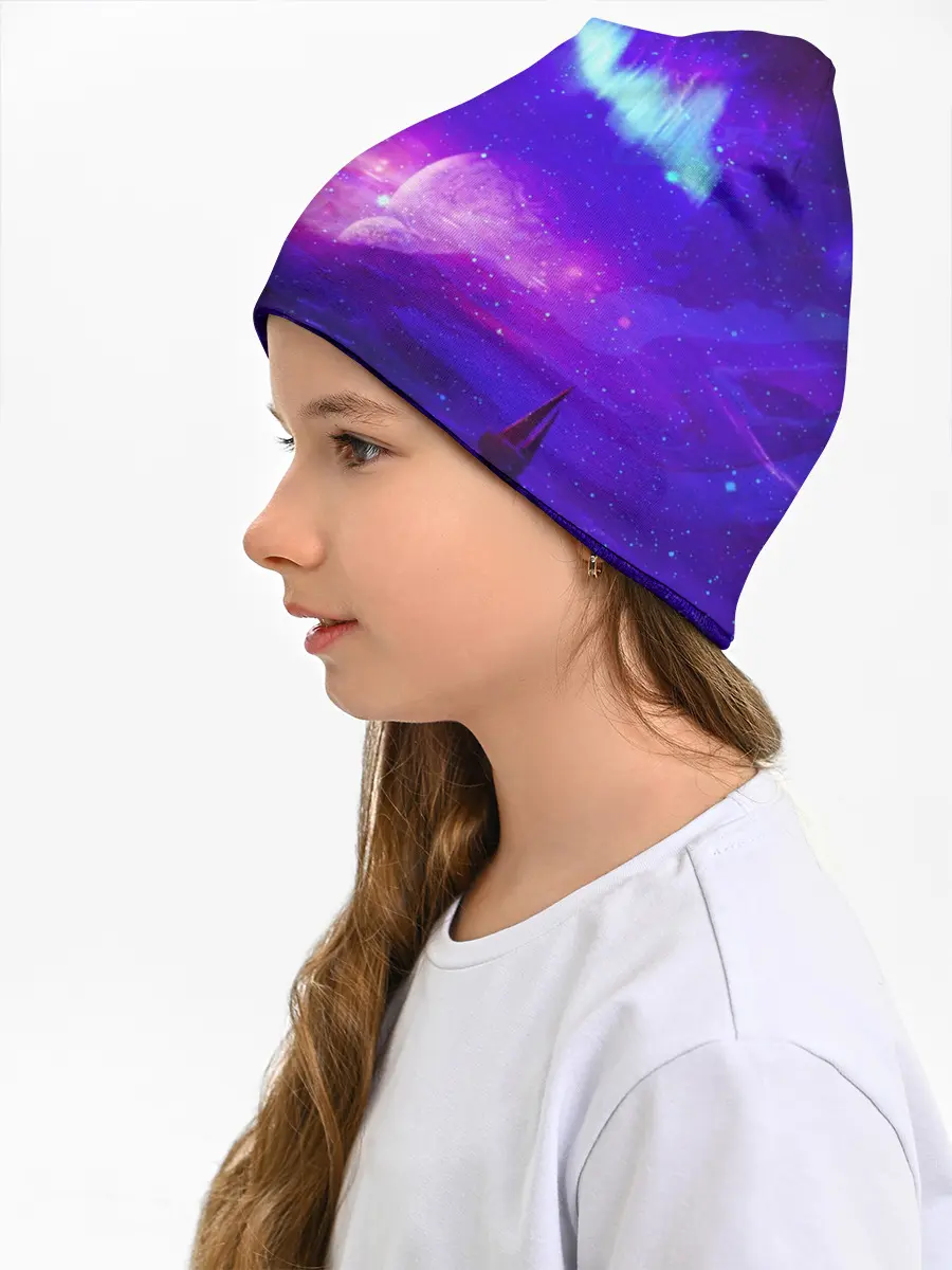 Детская шапка / Космическое сияние