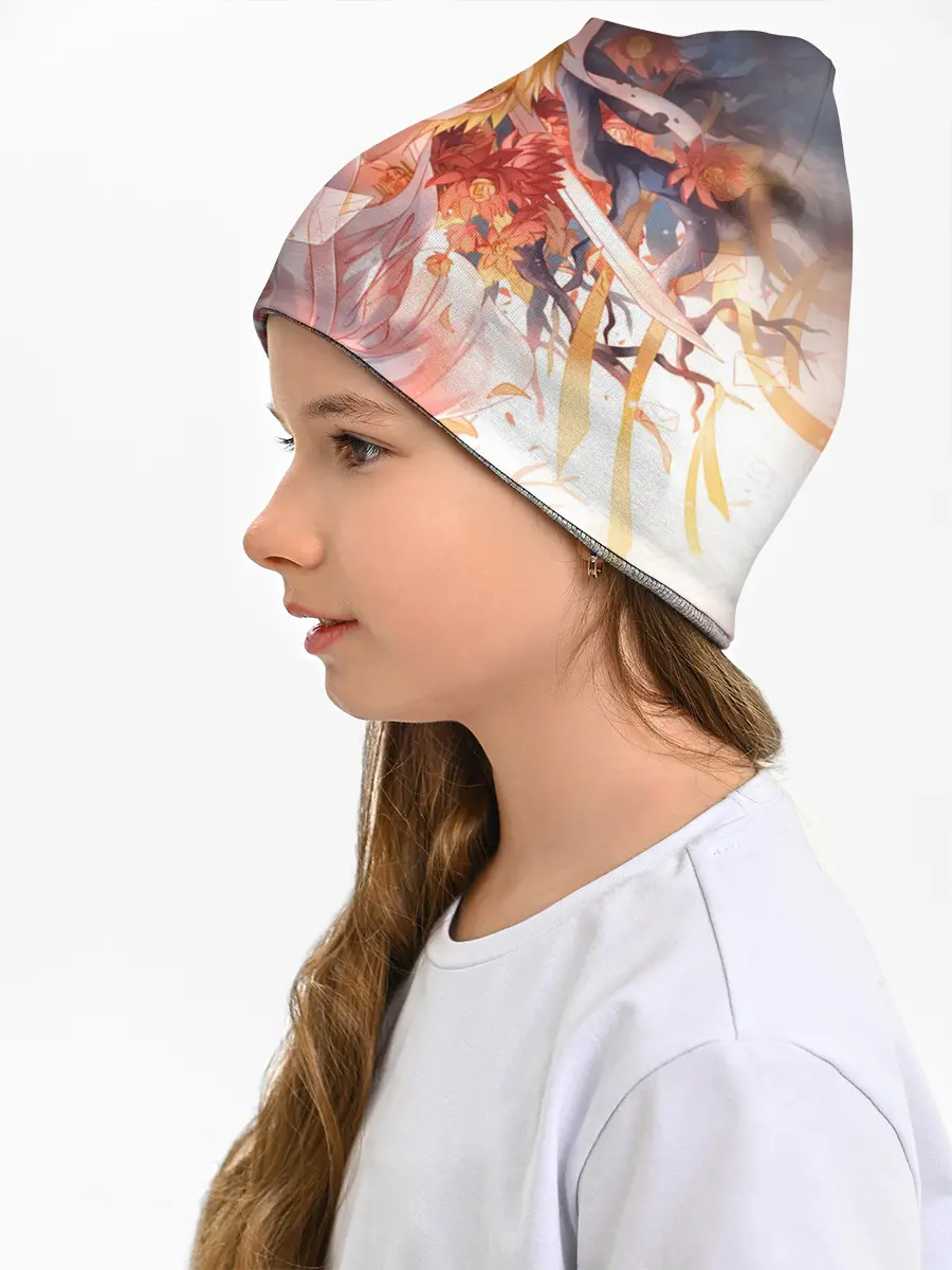 Детская шапка / БЕЗДОМНЫЙ БОГ. Юкинэ в цветах