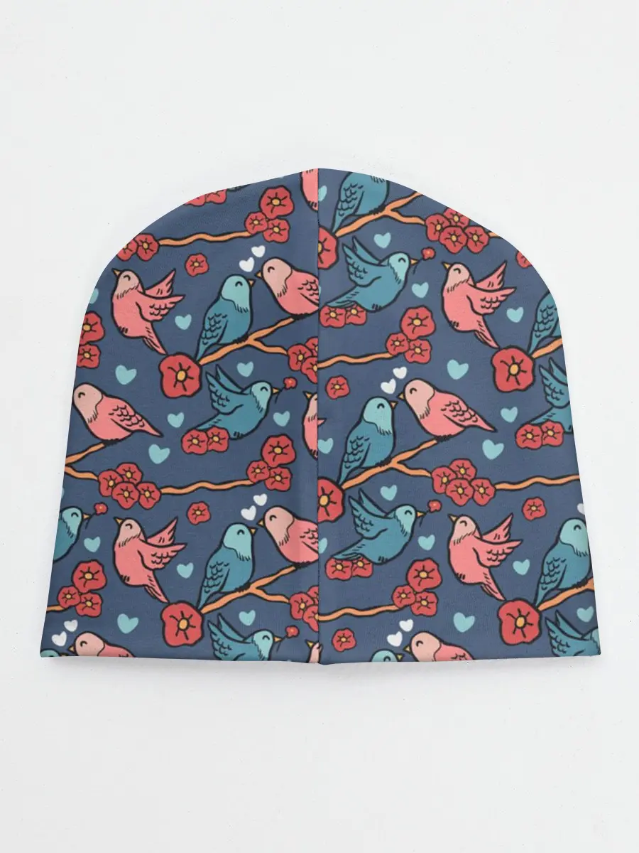 Детская шапка / Влюбленные лисички