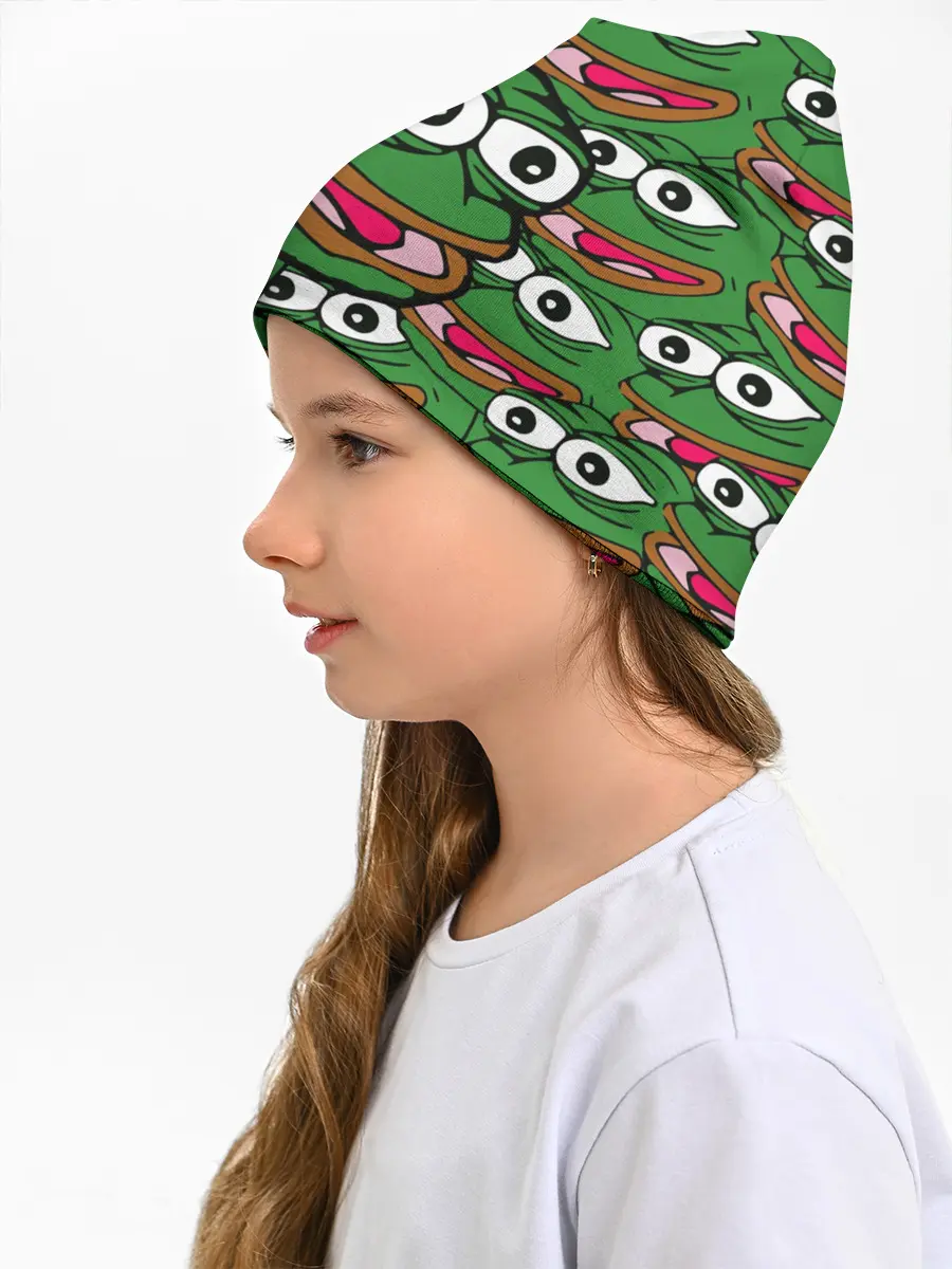 Детская шапка / Good / Sad frog