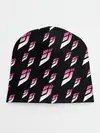 Детская шапка / Джоджо паттерн розовые лого