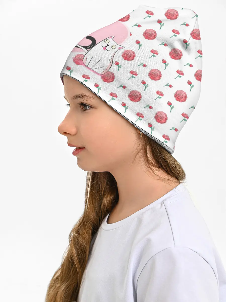 Детская шапка / Милые котики