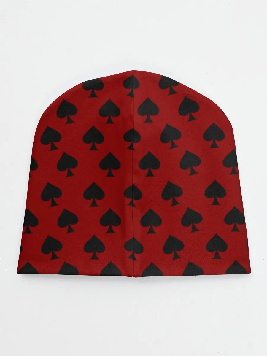 Детская шапка / Kakegurui пики на черном