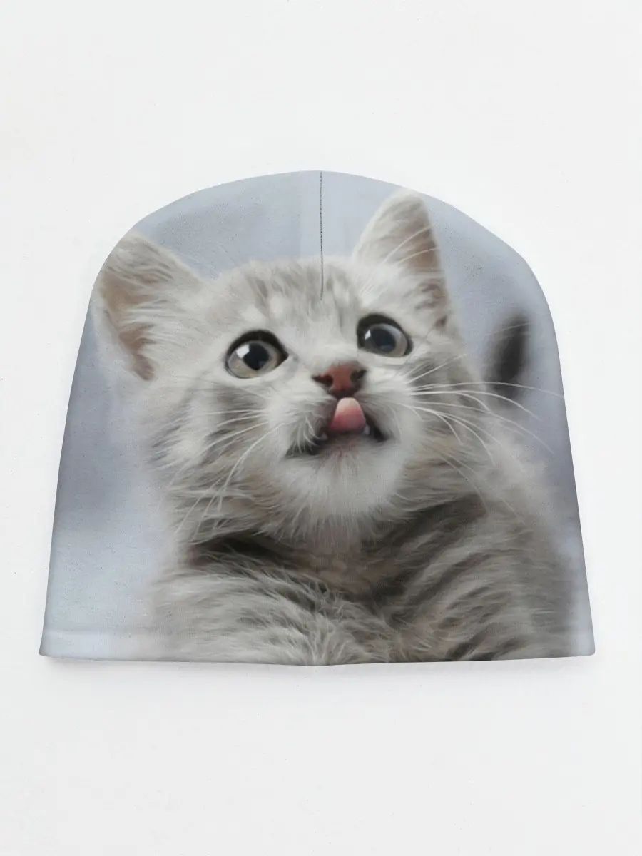 Детская шапка / Котенок